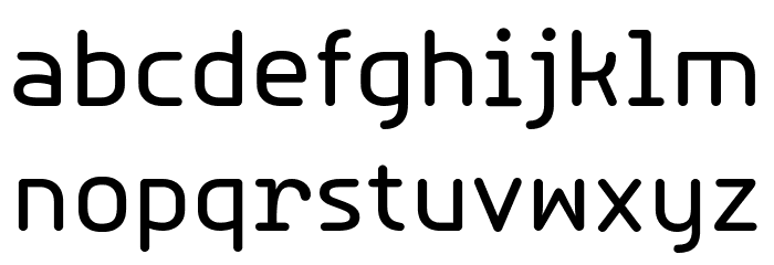 Typori Regular Font LOWERCASE