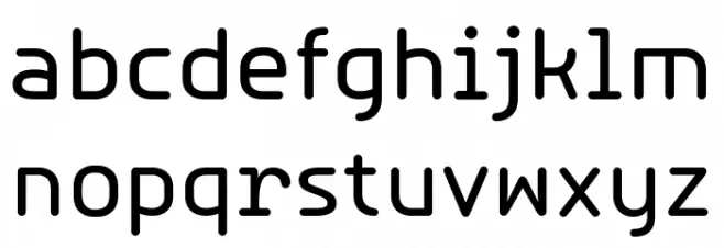 Typori Regular خط أحرف صغيرة