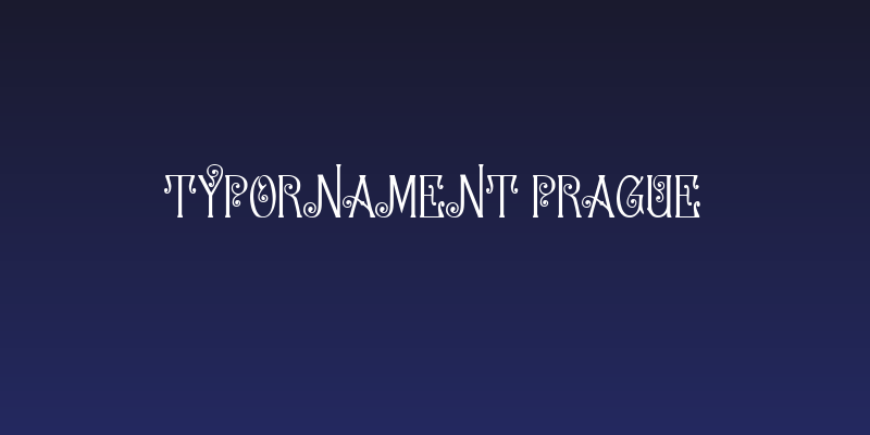 Typornament Prague Social Header