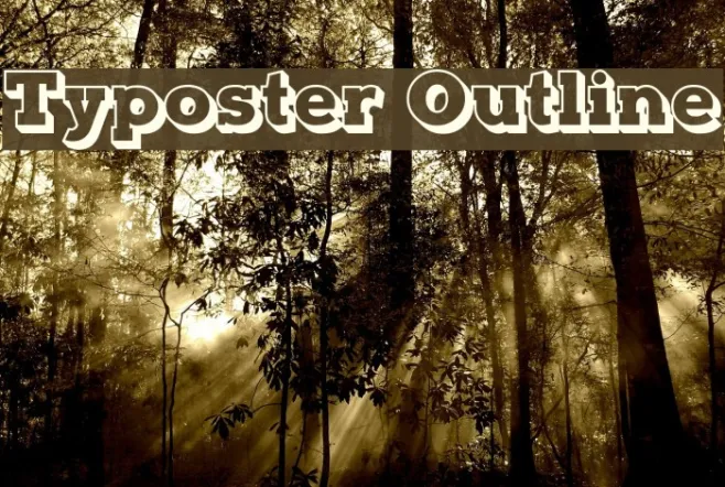 Typoster Outline Example 2