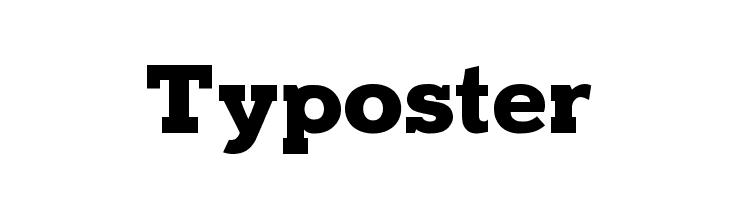 Typoster Font