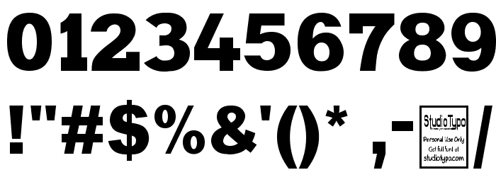 Typoster Font OTHER CHARS
