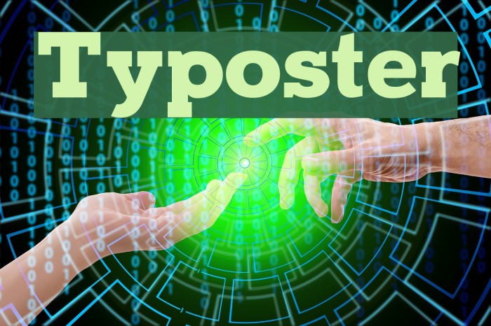 Typoster Font examples