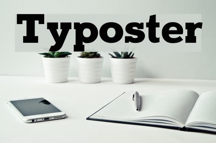Typoster Font examples