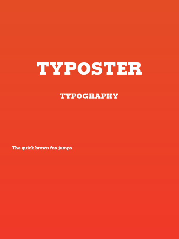 Typoster Poster
