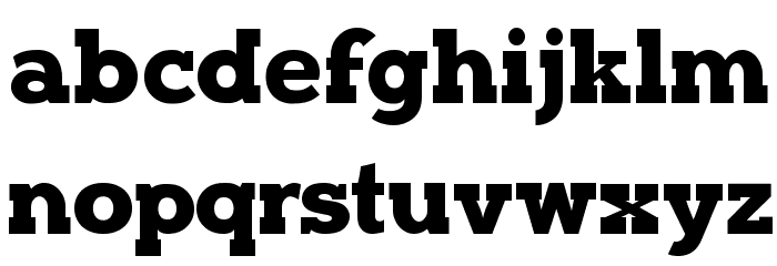 Typoster Font LOWERCASE