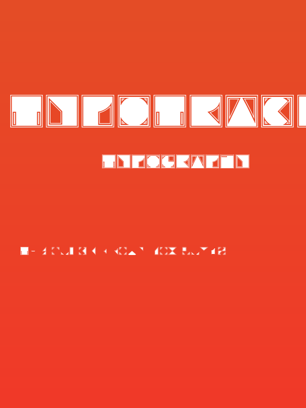 Typotraces-Cinque Poster