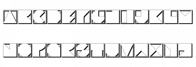 Typotraces-Four Schriftart Groß