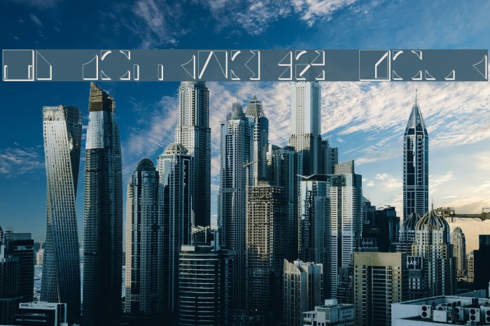 Typotraces-Four Font examples