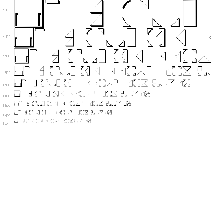 Typotraces-Four Waterfall