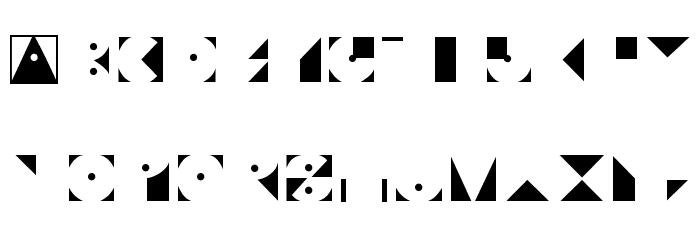 Typotraces-Three Font LOWERCASE