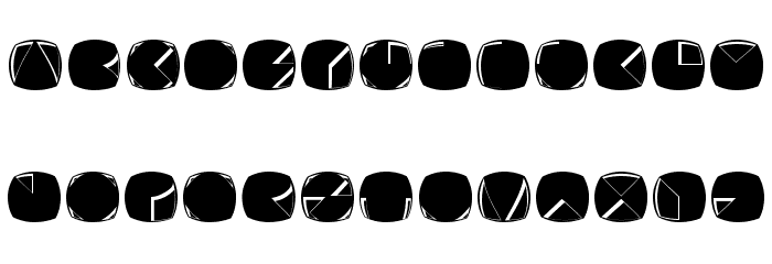 Typotraces-Zwo Font LOWERCASE