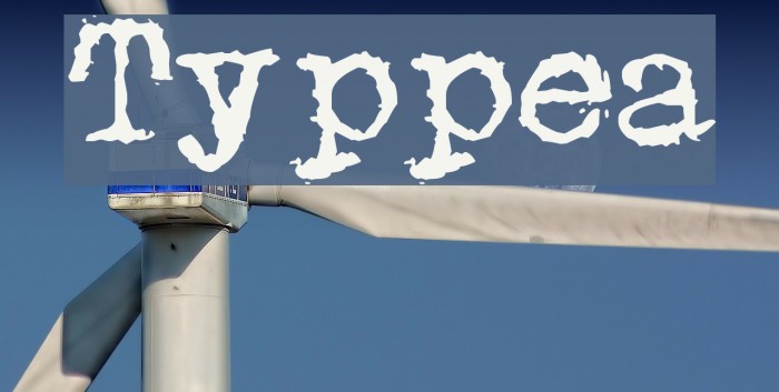 Typpea Font examples