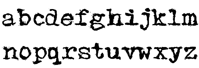 Typpea Font LOWERCASE