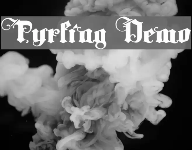 Tyrfing Demo Font examples