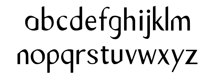 Tyro Sans Font LOWERCASE