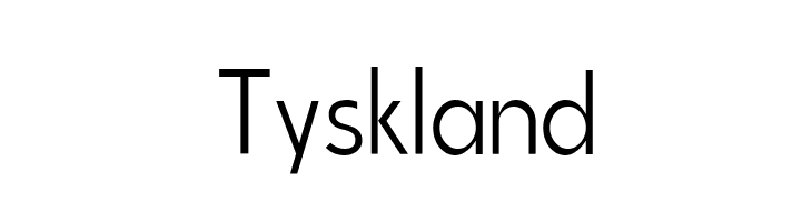 Tyskland  Frei Schriftart Herunterladen