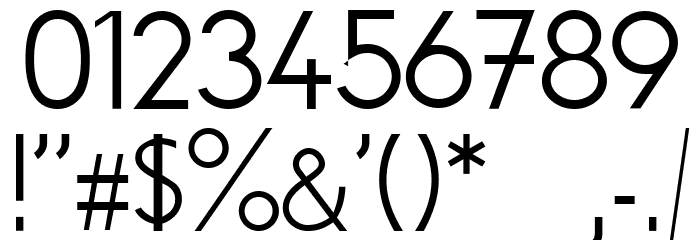 Tyskland Font OTHER CHARS
