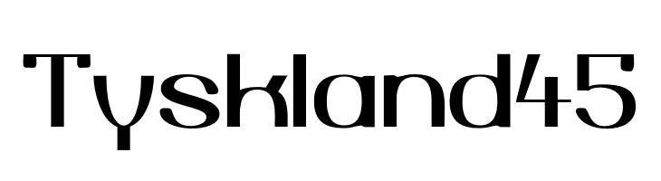 Tyskland45  les polices de caractères gratuit tlcharger