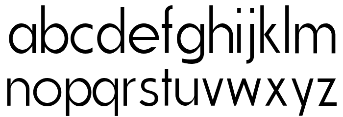 Tyskland Font LOWERCASE
