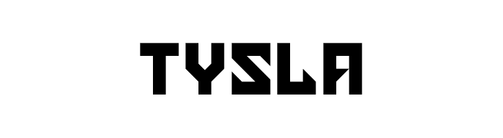Tysla  Скачать бесплатные шрифты