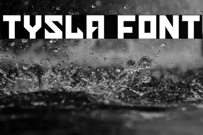 Tysla Font examples