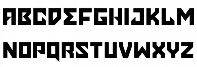 Tysla Font LOWERCASE