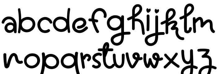 Tyta Bold Font LOWERCASE