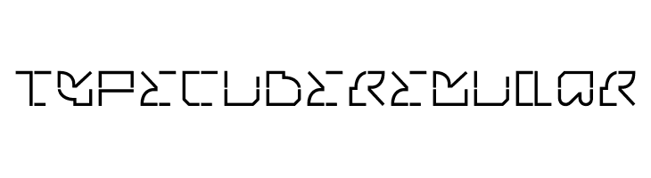 typecube regular  لخطوط تنزيل