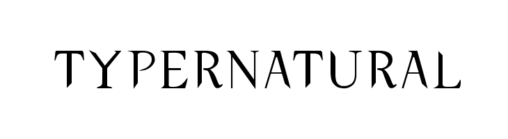 typernatural  font caratteri gratis