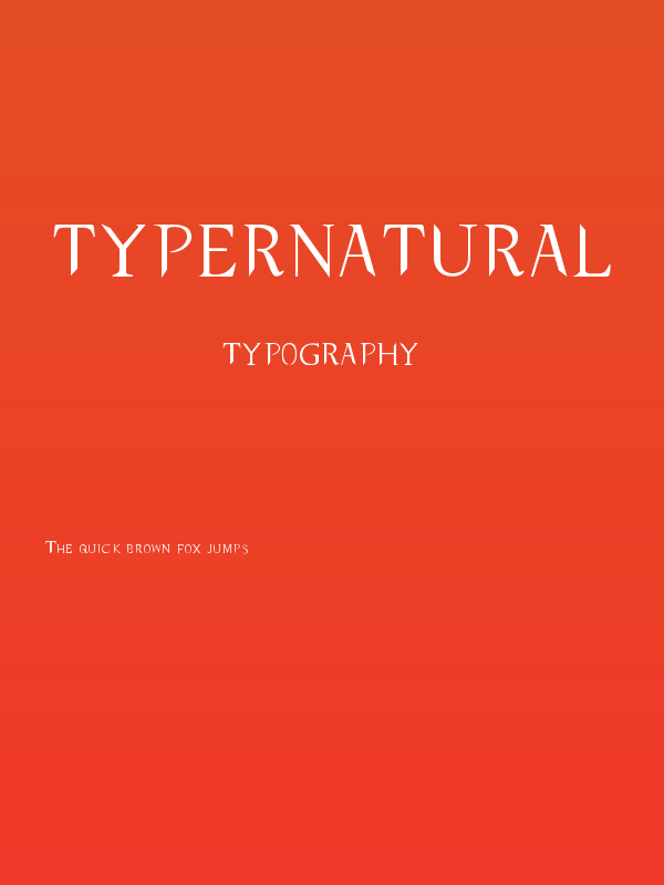 typernatural Poster