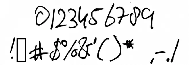 typischvoornu2014 Font OTHER CHARS