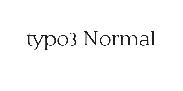 typo3 Normal Logo