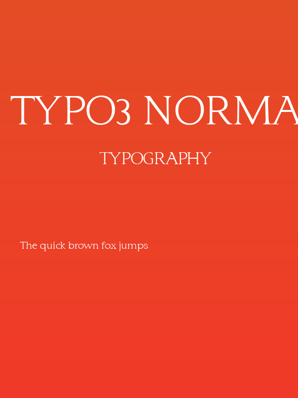 typo3 Normal Poster