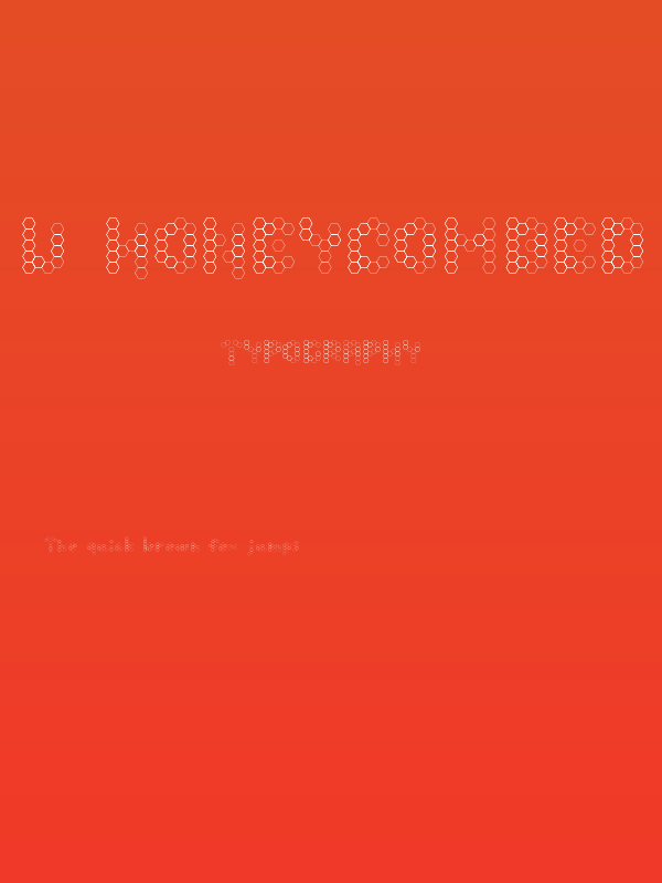 U Honeycombed Poster