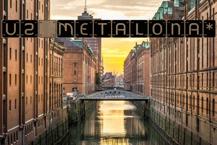 U2 Metalona* Font examples