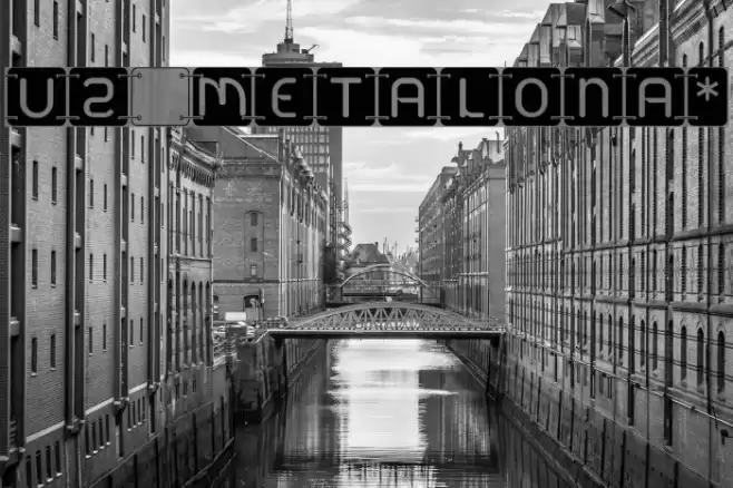 U2 Metalona* फ़ॉन्ट examples