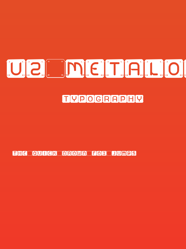 U2 Metalona* Poster