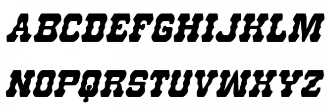 U.S. Marshal Condensed Italic फ़ॉन्ट लोअरकेस