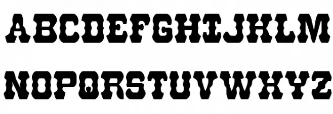U.S. Marshal Condensed Caratteri MAIUSCOLE