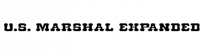 U.S. Marshal Expanded  Frei Schriftart Herunterladen