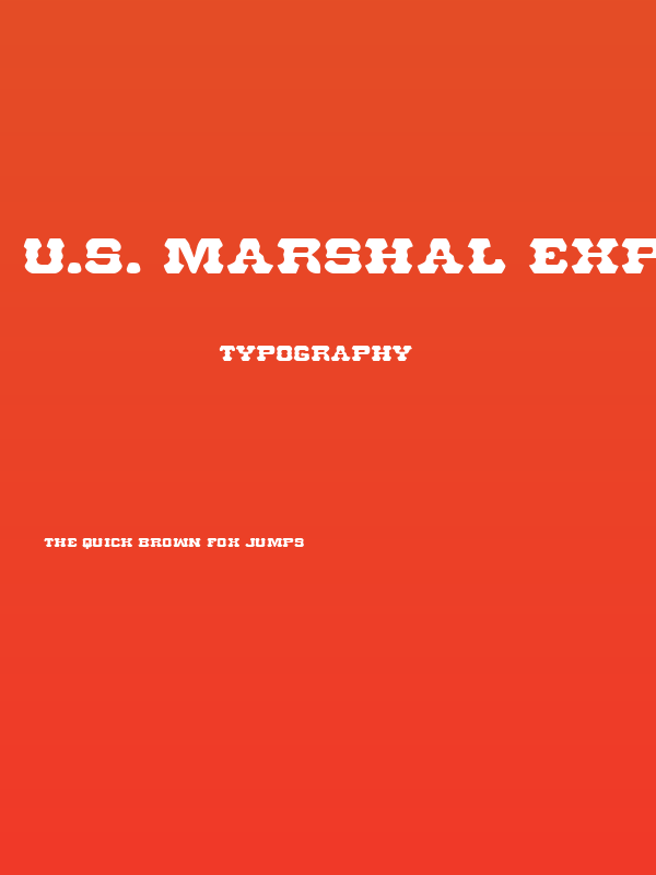 U.S. Marshal Expanded Poster