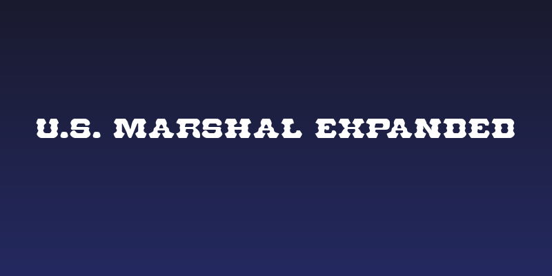 U.S. Marshal Expanded Social Header