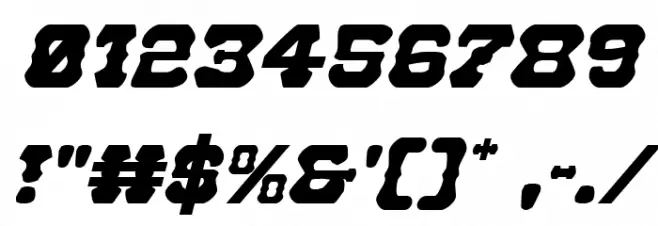 U.S. Marshal Italic Font Alte caractere