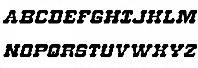 U.S. Marshal Italic Шрифта ВЕРХНИЙ