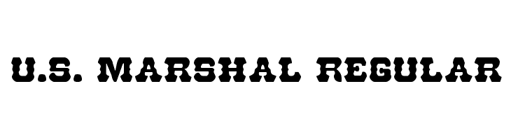 U.S. Marshal Regular Шрифта
