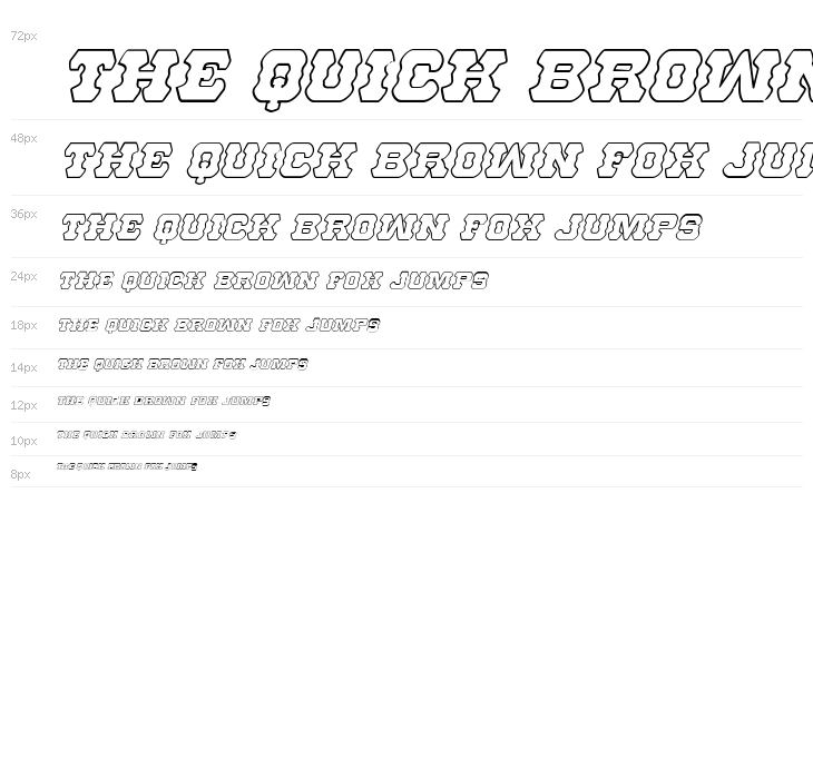 U.S. Marshal Shadow Italic Waterfall