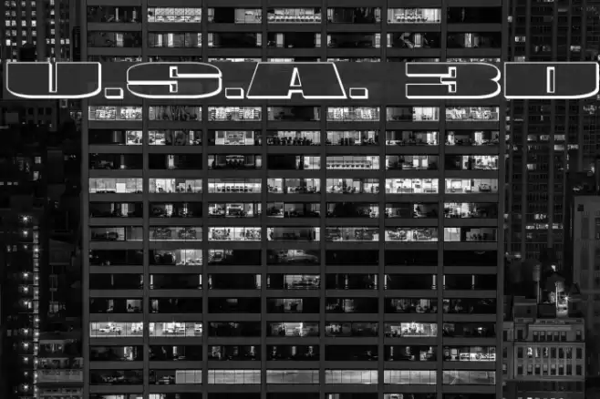 U.S.A. 3D Font examples