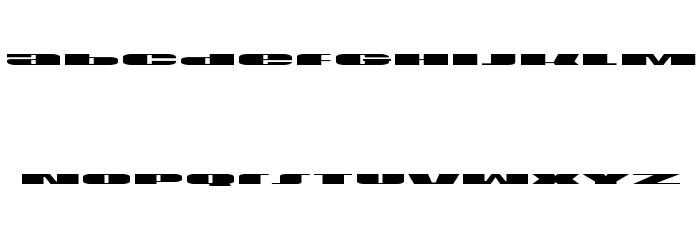 U.S.A. Expanded Font Litere mici