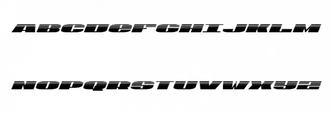 U.S.A. Halftone Italic Fonte MAIÚSCULAS